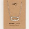 Shapes ketting met rechthoek