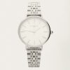 Rond horloge met schakels & witte wijzerplaat - Image 4