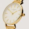 Rond horloge met schakels & witte wijzerplaat - Image 5