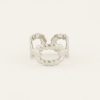 Ring schakels met touwpatroon