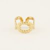 Ring schakels met touwpatroon - Image 2