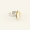 Driedubbele ring met schelp - Image 3