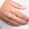 Gedraaide ring met oranje - Image 2