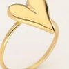 Minimalistische ring met statement hartje - Image 3