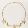 Starry statement ketting met manen & sterren