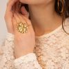 Sunrocks ring met statement klaver - Image 2