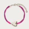 Sunrocks touw armbandje hart